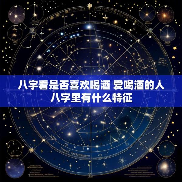 八字看是否喜欢喝酒 爱喝酒的人八字里有什么特征
