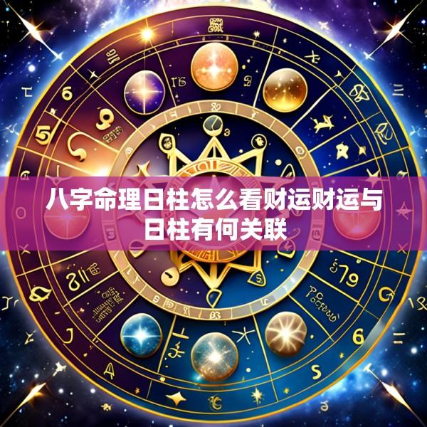 八字命理日柱怎么看财运财运与日柱有何关联