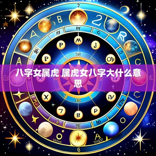 八字女属虎 属虎女八字大什么意思