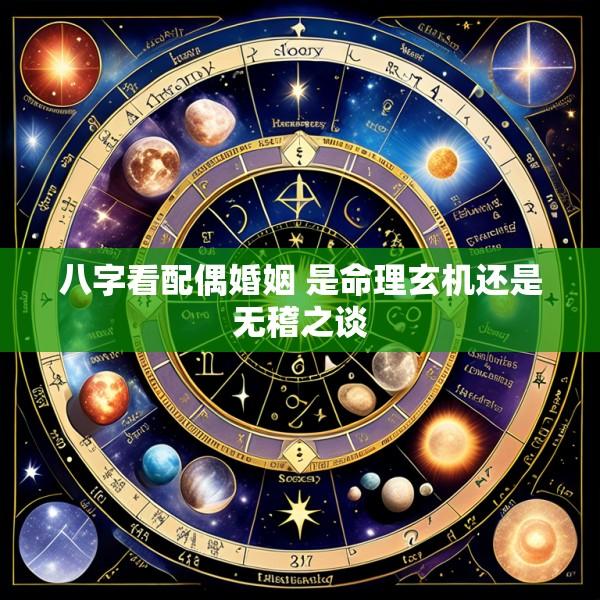 八字看配偶婚姻 是命理玄机还是无稽之谈