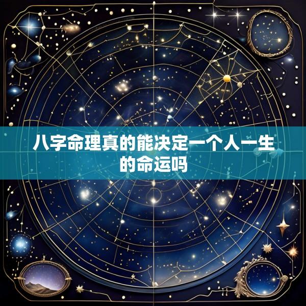 八字命理真的能决定一个人一生的命运吗
