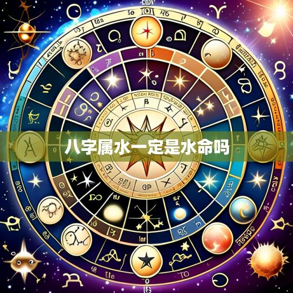 八字属水一定是水命吗