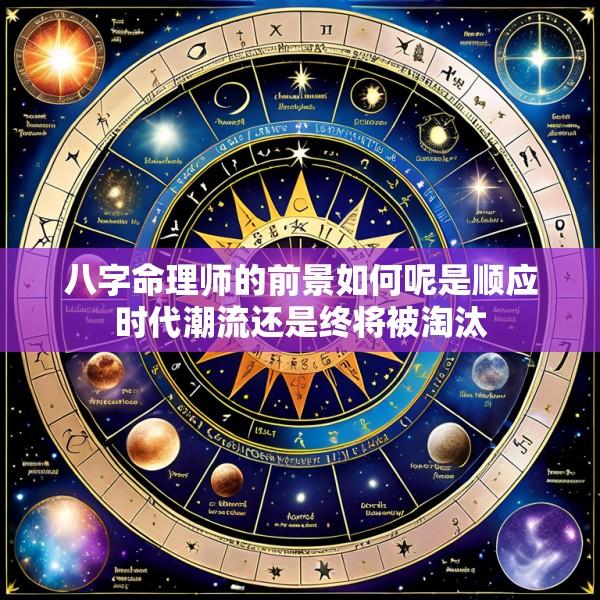 八字命理师的前景如何呢是顺应时代潮流还是终将被淘汰