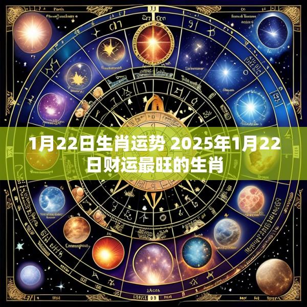 1月22日生肖运势 2025年1月22日财运最旺的生肖