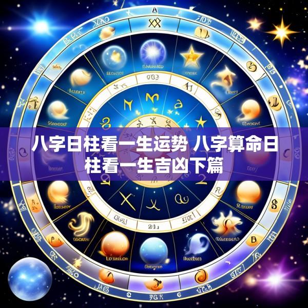 八字日柱看一生运势 八字算命日柱看一生吉凶下篇