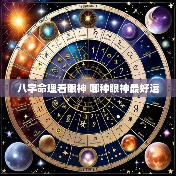 八字命理看眼神 哪种眼神最好运
