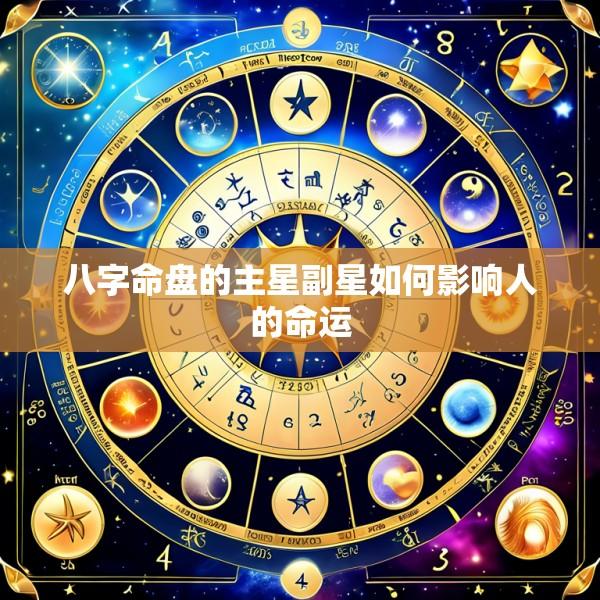 八字命盘的主星副星如何影响人的命运