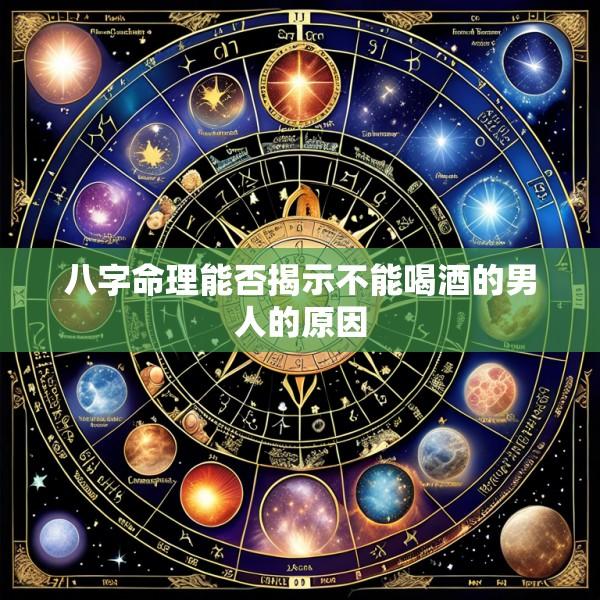 八字命理能否揭示不能喝酒的男人的原因