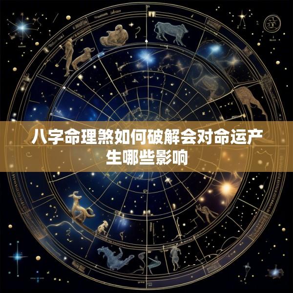 八字命理煞如何破解会对命运产生哪些影响