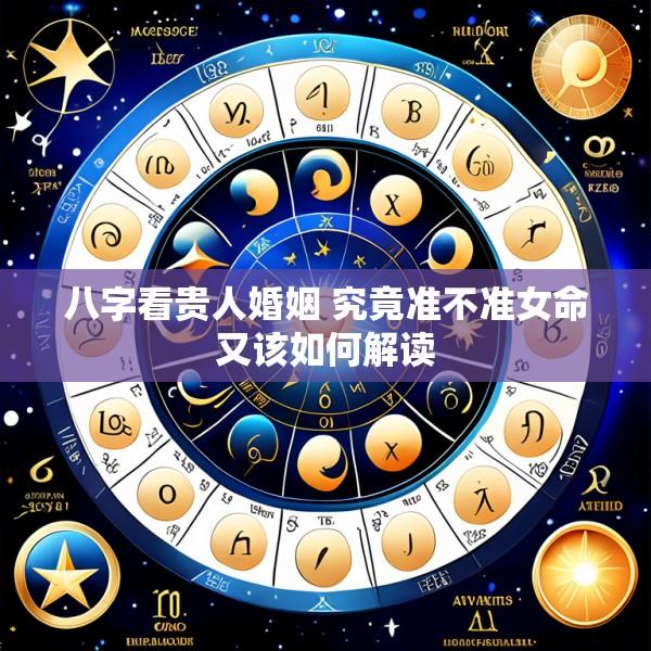 八字看贵人婚姻 究竟准不准女命又该如何解读