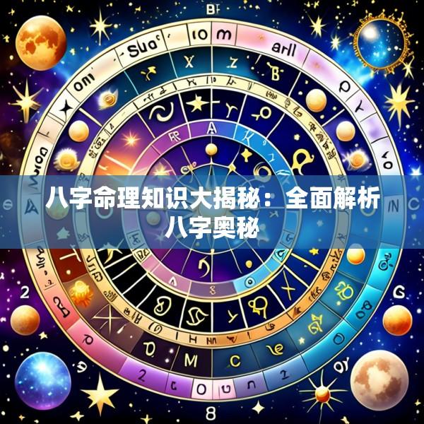 八字命理知识大揭秘：全面解析八字奥秘