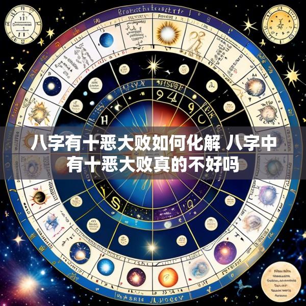 八字有十恶大败如何化解 八字中有十恶大败真的不好吗