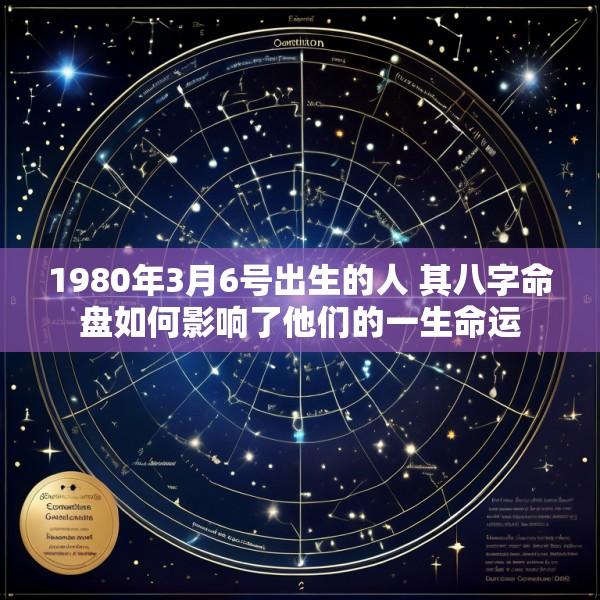 1980年3月6号出生的人 其八字命盘如何影响了他们的一生命运