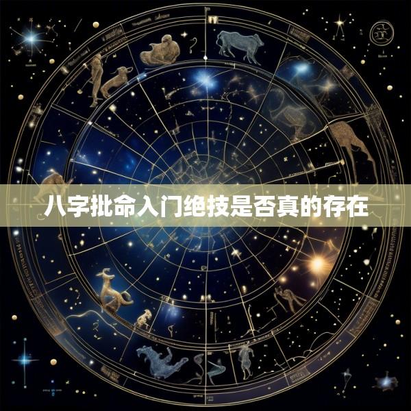 八字批命入门绝技是否真的存在