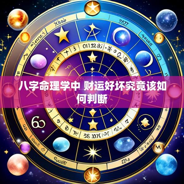 八字命理学中 财运好坏究竟该如何判断