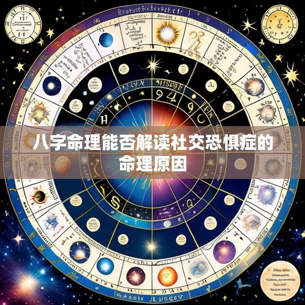 八字命理能否解读社交恐惧症的命理原因