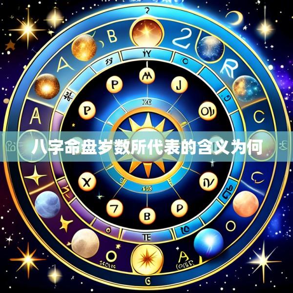 八字命盘岁数所代表的含义为何