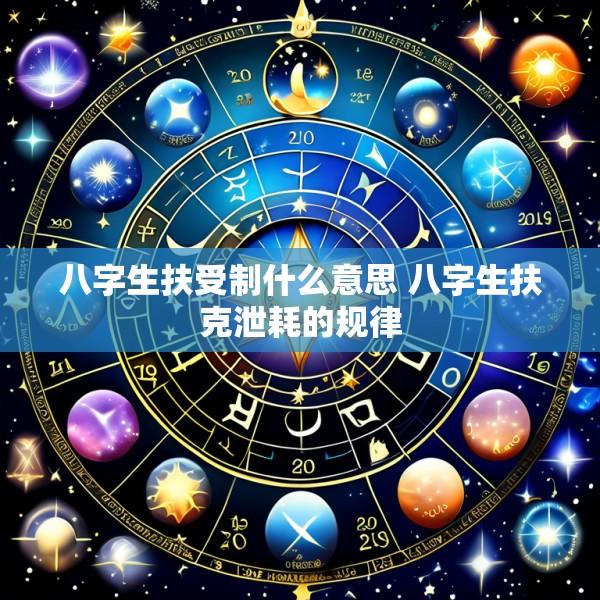 八字生扶受制什么意思 八字生扶克泄耗的规律