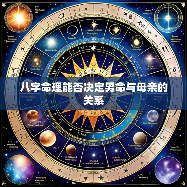 八字命理能否决定男命与母亲的关系