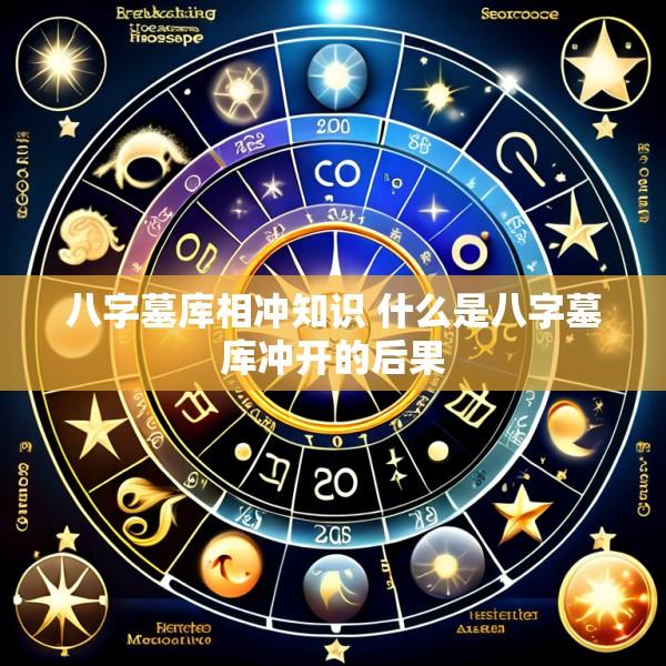 八字墓库相冲知识 什么是八字墓库冲开的后果