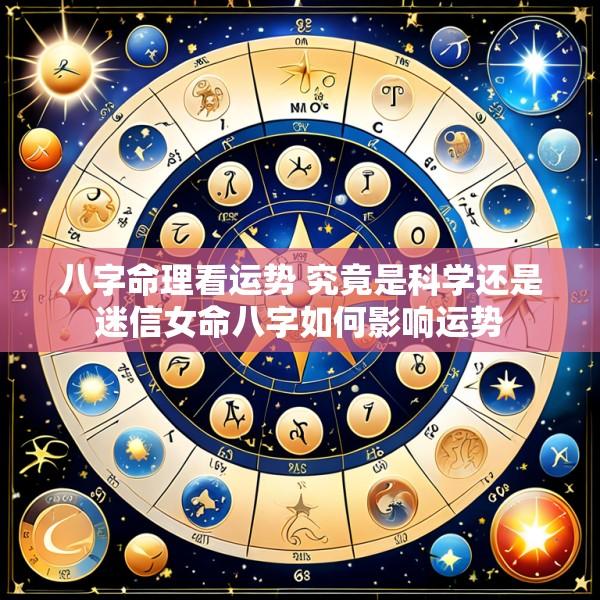 八字命理看运势 究竟是科学还是迷信女命八字如何影响运势