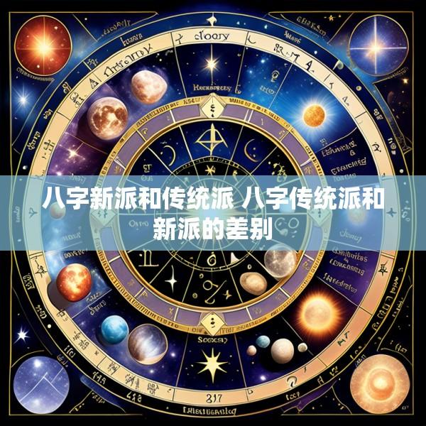 八字新派和传统派 八字传统派和新派的差别