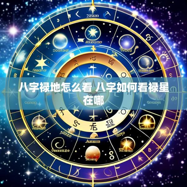 八字禄地怎么看 八字如何看禄星在哪