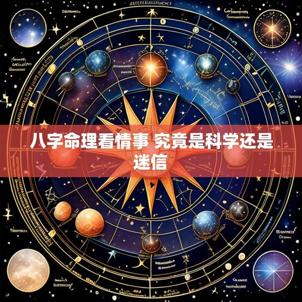 八字命理看情事 究竟是科学还是迷信