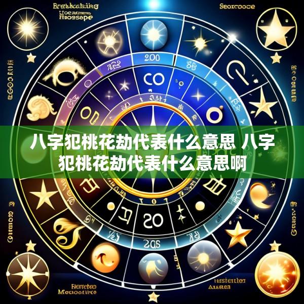 八字犯桃花劫代表什么意思 八字犯桃花劫代表什么意思啊