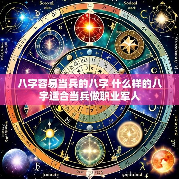 八字容易当兵的八字 什么样的八字适合当兵做职业军人