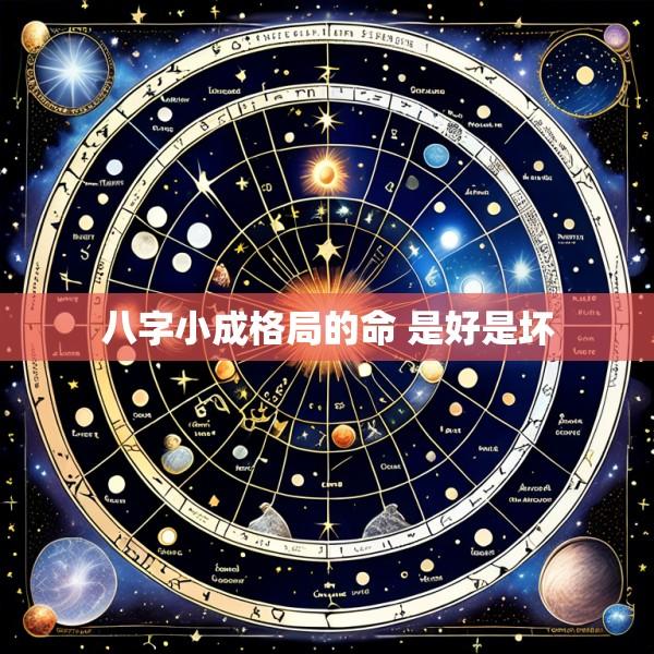 八字小成格局的命 是好是坏