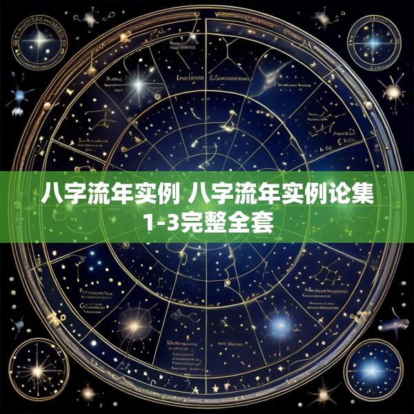 八字流年实例 八字流年实例论集1-3完整全套