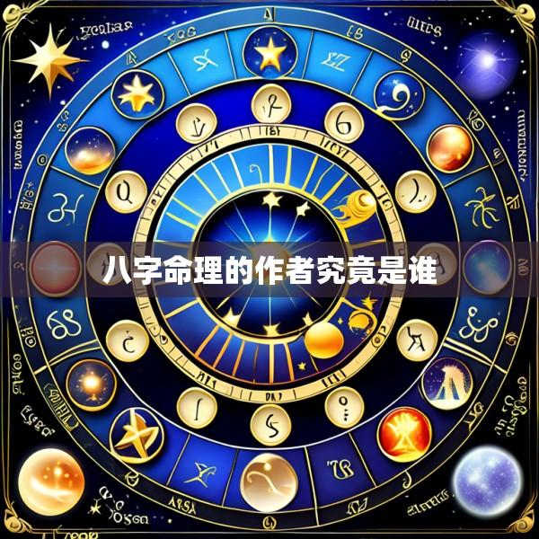 八字命理的作者究竟是谁