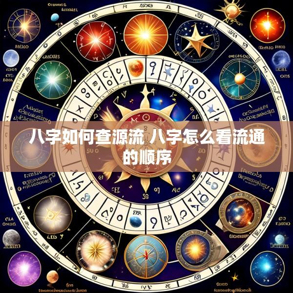 八字如何查源流 八字怎么看流通的顺序