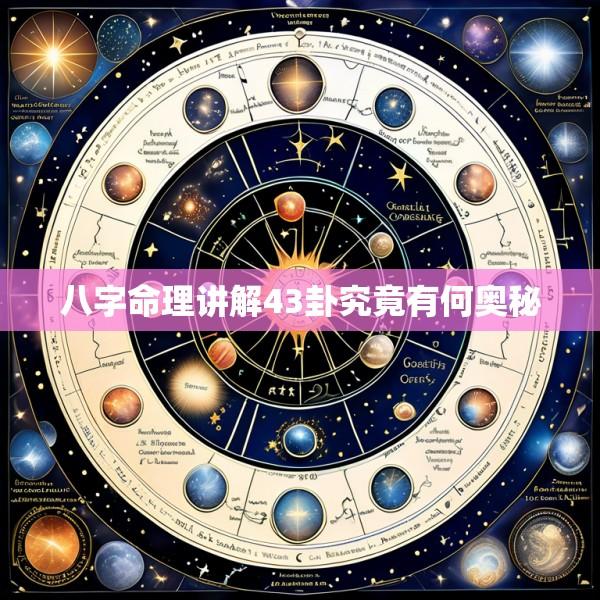 八字命理讲解43卦究竟有何奥秘
