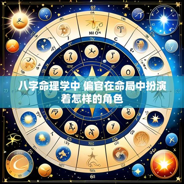 八字命理学中 偏官在命局中扮演着怎样的角色