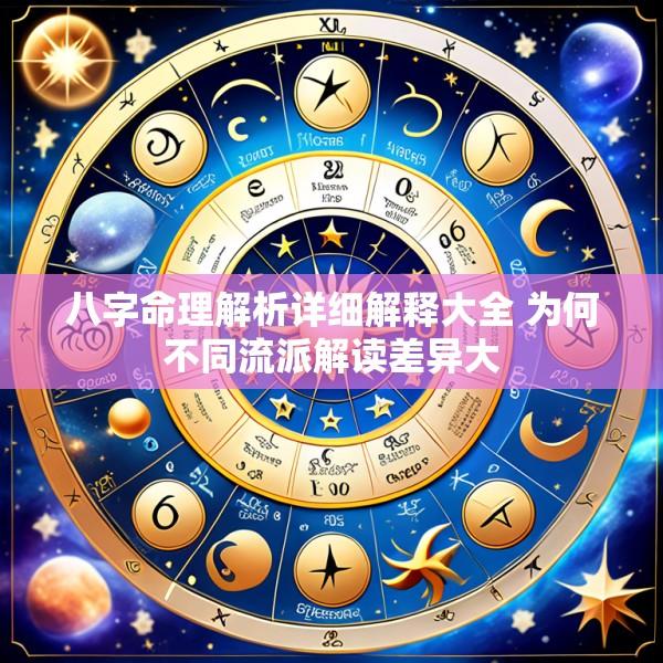 八字命理解析详细解释大全 为何不同流派解读差异大