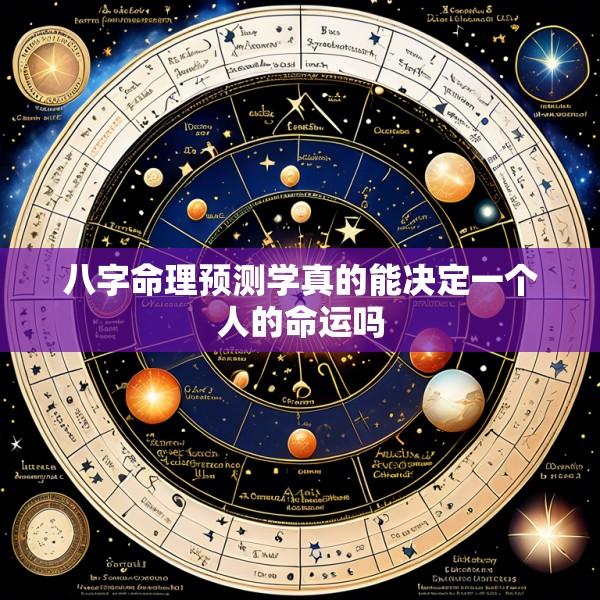 八字命理预测学真的能决定一个人的命运吗