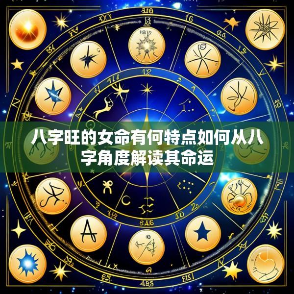 八字旺的女命有何特点如何从八字角度解读其命运