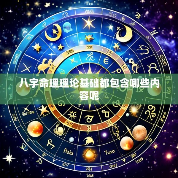 八字命理理论基础都包含哪些内容呢