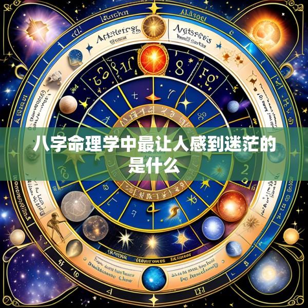 八字命理学中最让人感到迷茫的是什么