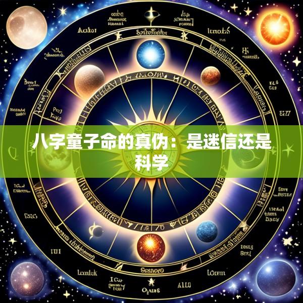 八字童子命的真伪：是迷信还是科学
