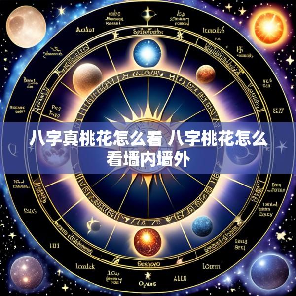 八字真桃花怎么看 八字桃花怎么看墙内墙外