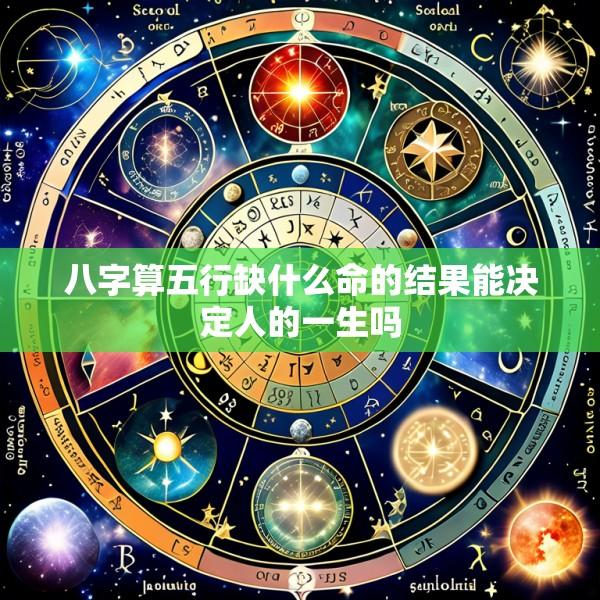 八字算五行缺什么命的结果能决定人的一生吗