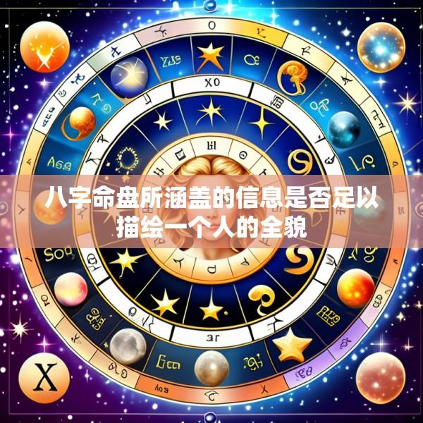 八字命盘所涵盖的信息是否足以描绘一个人的全貌