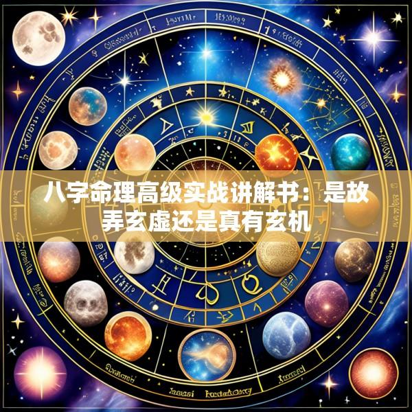 八字命理高级实战讲解书：是故弄玄虚还是真有玄机