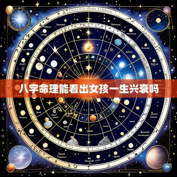 八字命理能看出女孩一生兴衰吗