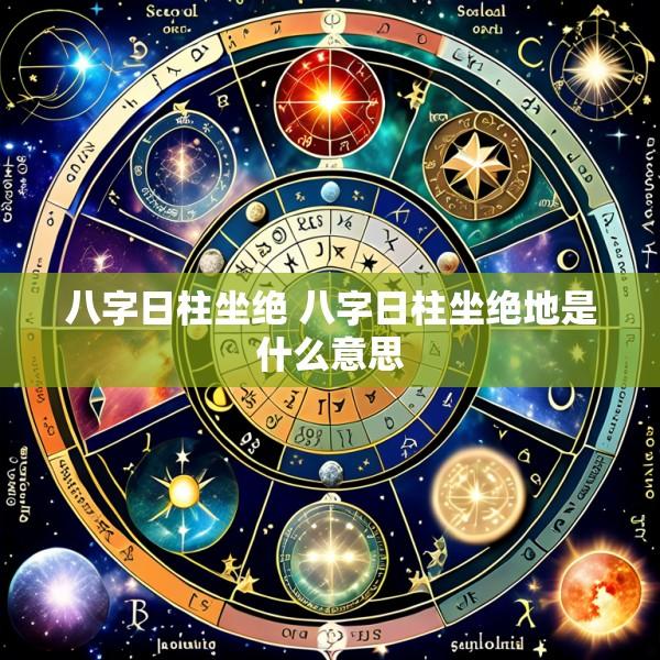 八字日柱坐绝 八字日柱坐绝地是什么意思
