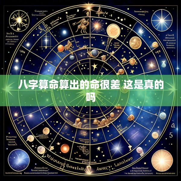 八字算命算出的命很差 这是真的吗