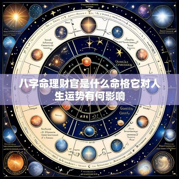 八字命理财官是什么命格它对人生运势有何影响
